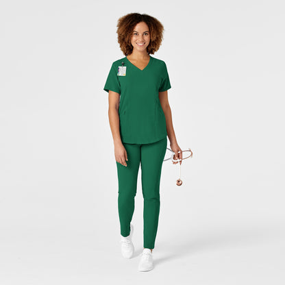 RENEW 6134 V-Neck Scrub Top Hunter Model Image Alternate | Wink