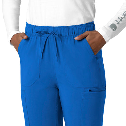 Force Cross-Flex C53210 Straight Leg Cargo Scrub Pants Royal Model Image Alternate | Carhartt