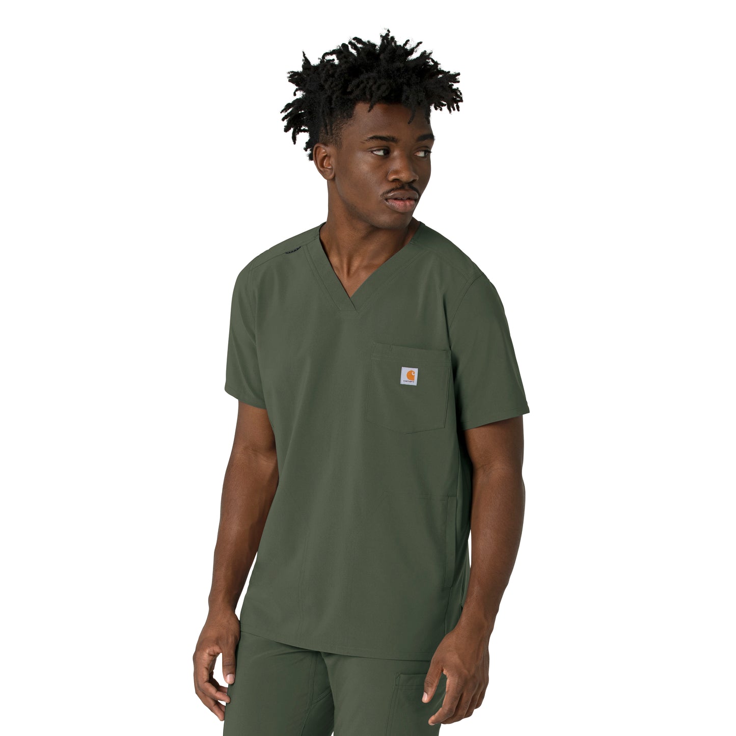 Force Cross-Flex C16410 Men's V-Neck Scrub Top Olive