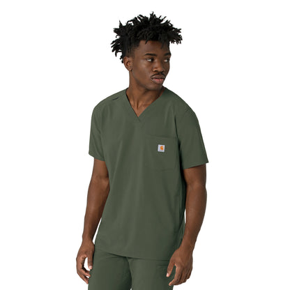 Force Cross-Flex C16410 Men's V-Neck Scrub Top Olive