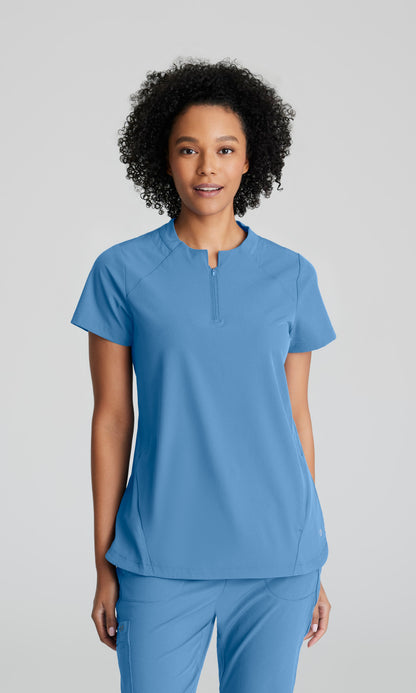 Barco One BOT216 Flux Scrub Top Ciel Blue