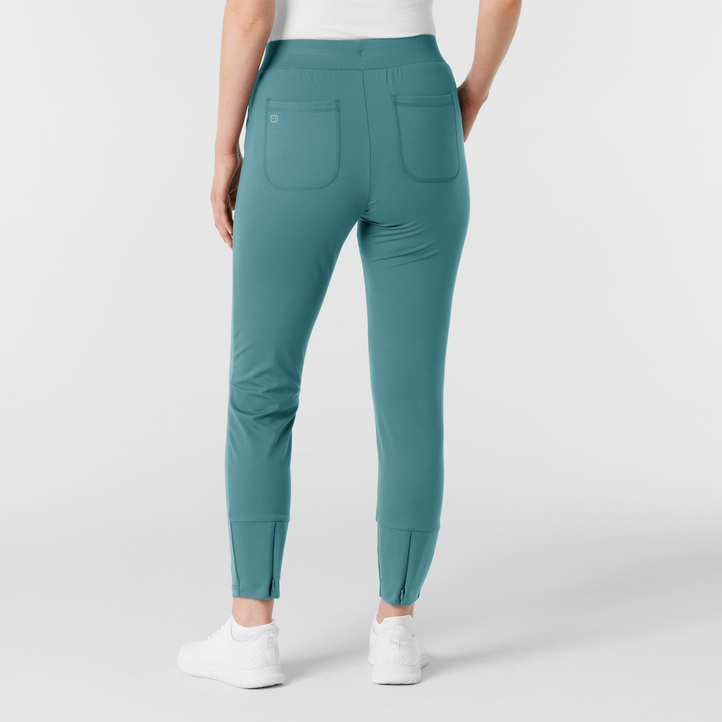 RENEW Knit 5259 Women's Track Scrub Pants Vintage Teal