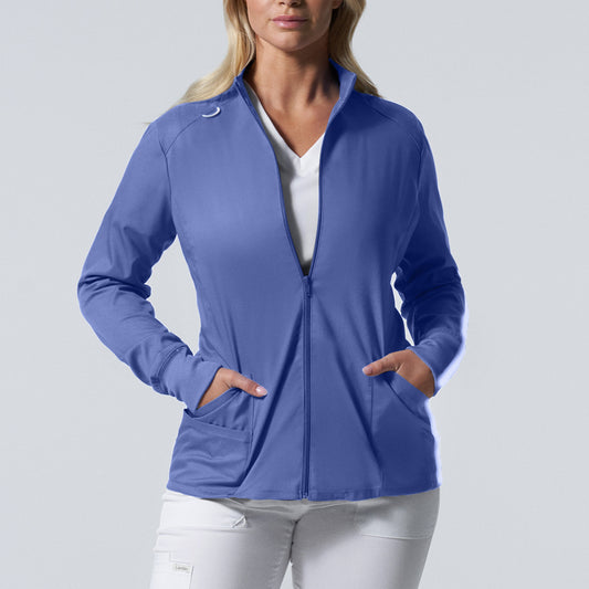 ProFlex LJ701 Women's 3 Pocket Scrub Jacket Ceil Image