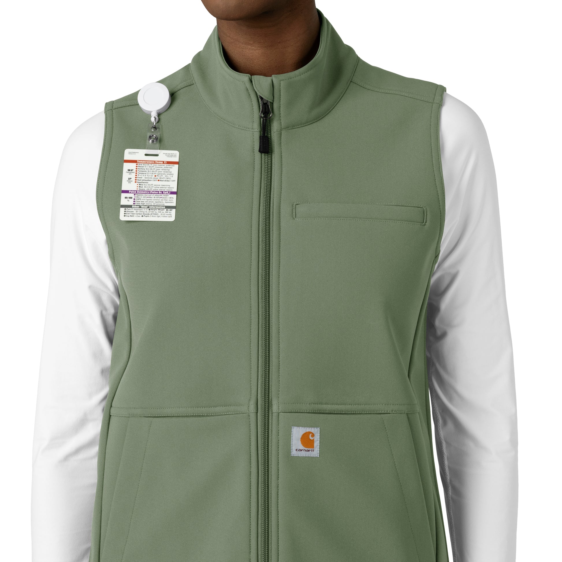 Rugged Flex C83023 Women's Bonded Fleece Vest Olive