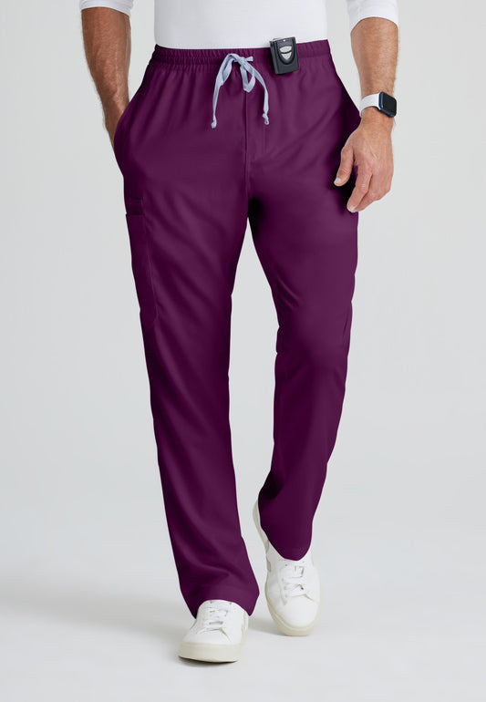 Greys Anatomy GRP558 Evan Scrub Pants Wine