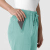 Nova 5232 Stovepipe High-Low Hem Scrub Pants Turquoise Model Image Alternate | Wink