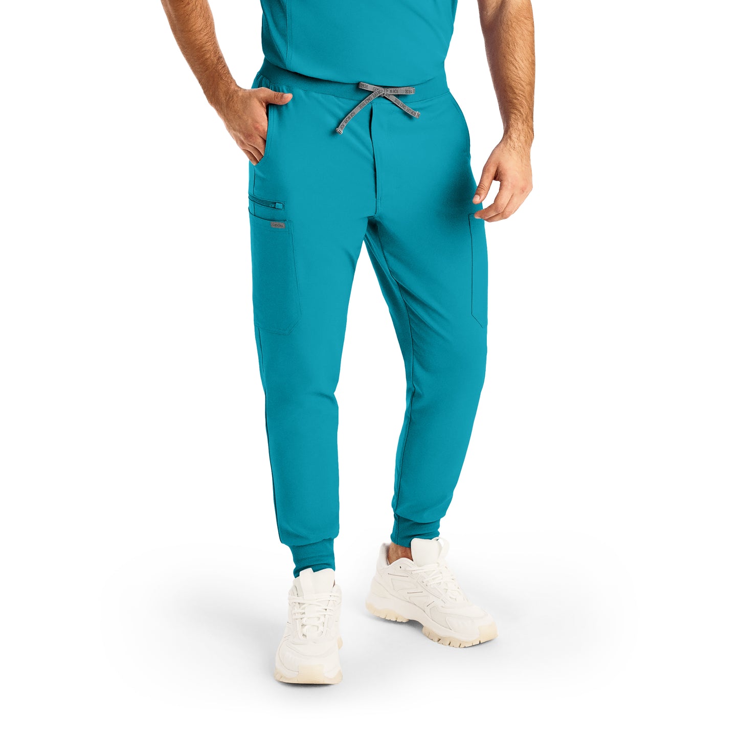 Forward LB409 Men's Jogger Scrub Pants Teal Image