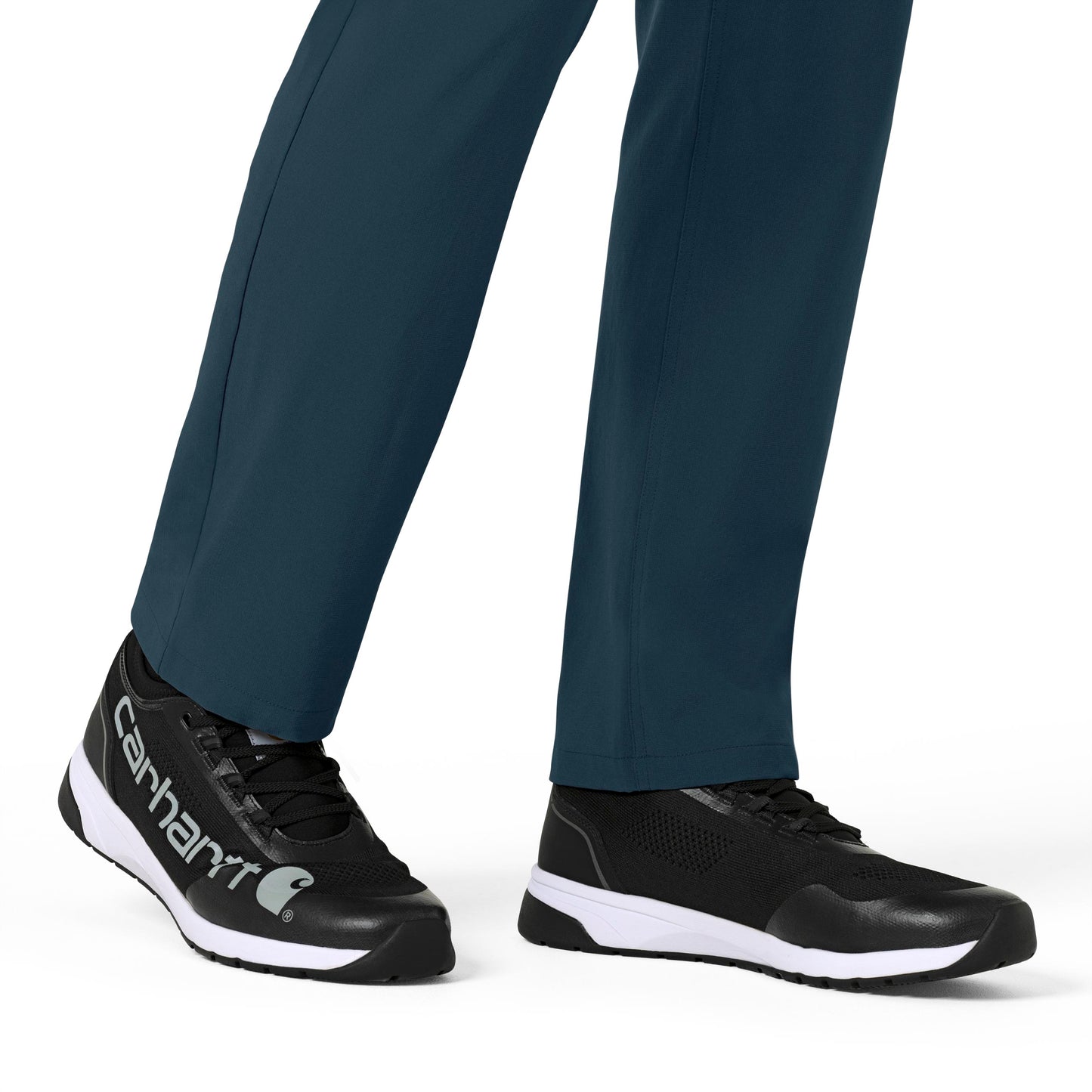 Force Cross-Flex C56410 Men's Straight Leg Scrub Pant Navy Model Image Alternate | Carhartt