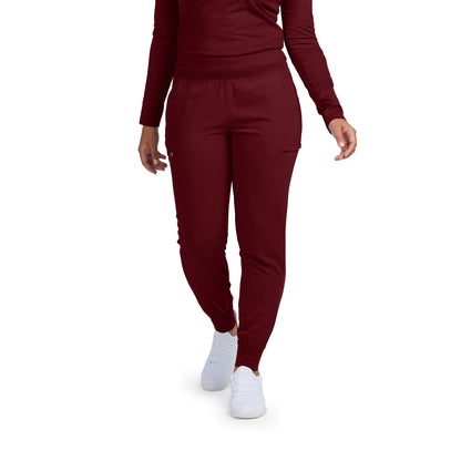 CRFT WB430 Women's Jogger Scrub Pants Wine Image