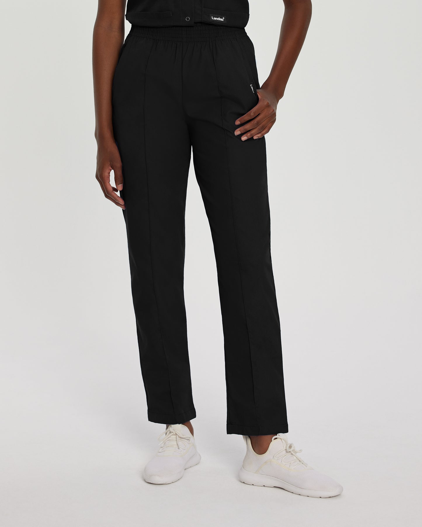 Essentials 8320 Women's Scrub Pants Black Image