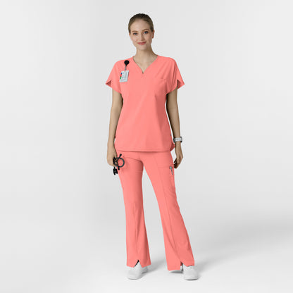 RENEW 6634 Women's Dolman Scrub Top Paradise Pink