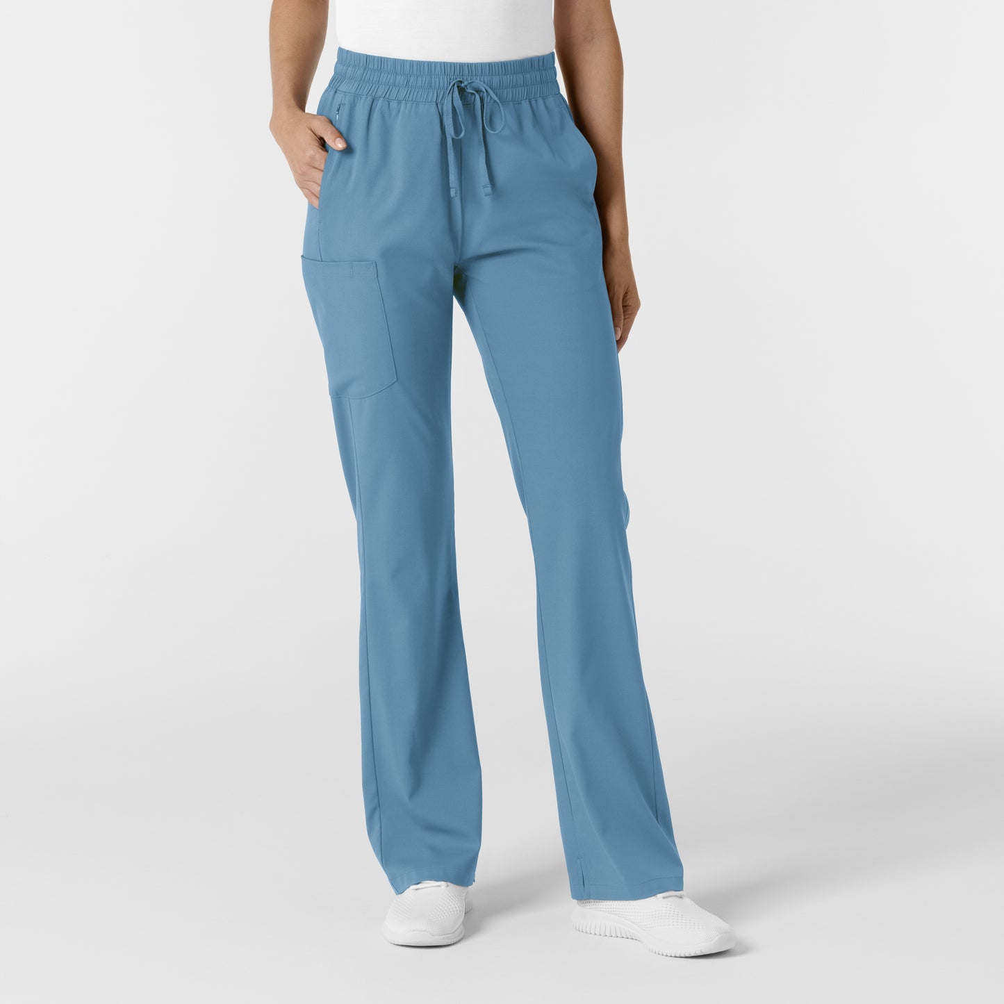 Boundless 5251 Women's Bootcut Scrub Pants Pacific Blue