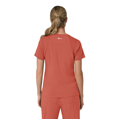 Force Cross-Flex C13210 Women's Flex Panel V-Neck Scrub Top Dusty Cedar