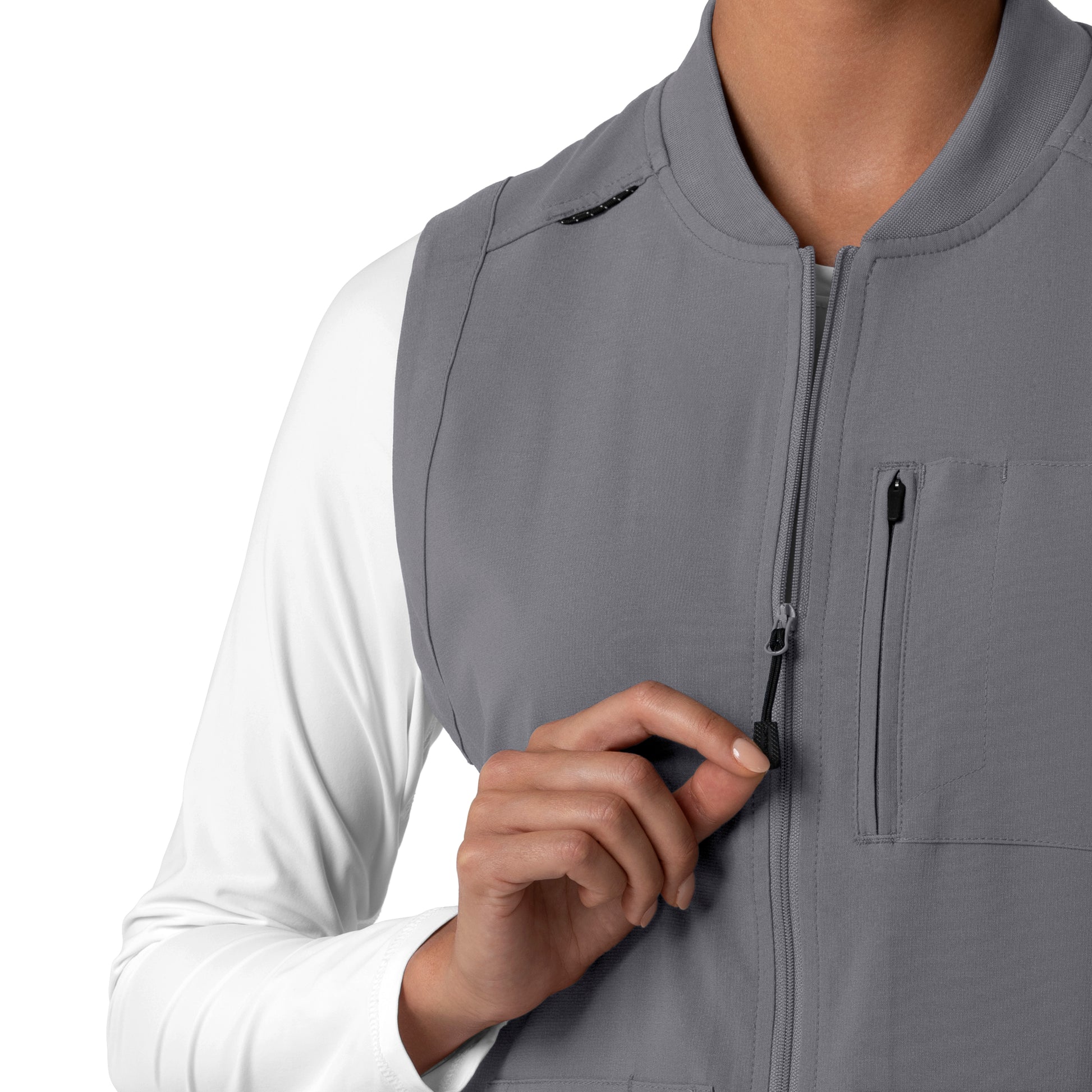 Force Cross-Flex C82510 Women's Lightweight Scrub Vest Pewter