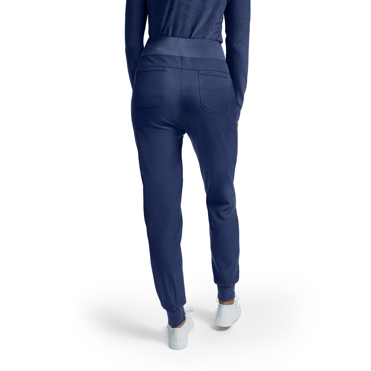 VIBE WB420 Women's Jogger Scrub Pants Navy Image