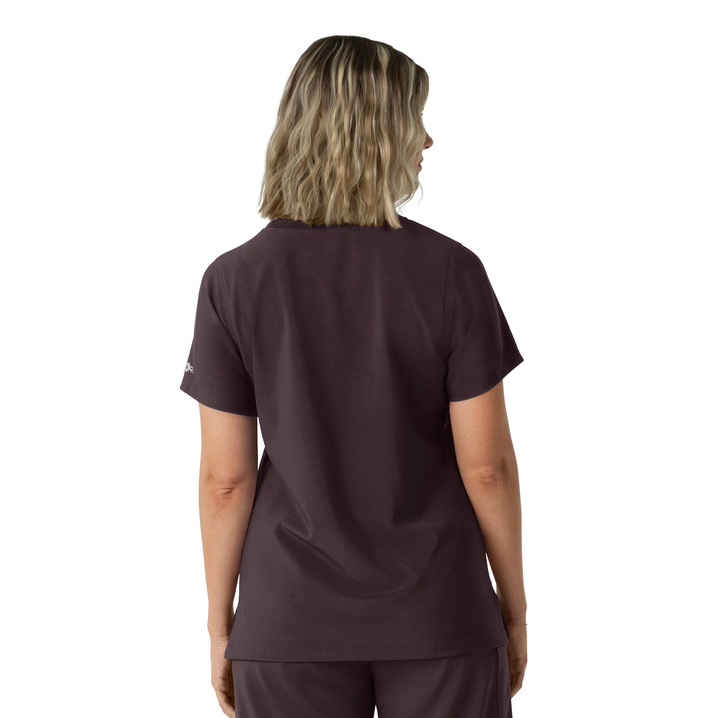 Force Cross-Flex C13510 Women's Crew Neck Scrub Top Dark Sepia