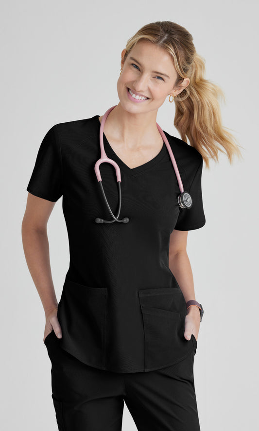 Skechers SK101 Breeze Scrub Top Black