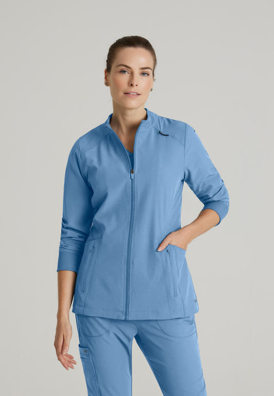 Barco One BOW894 Venture Scrub Jacket Ciel Blue