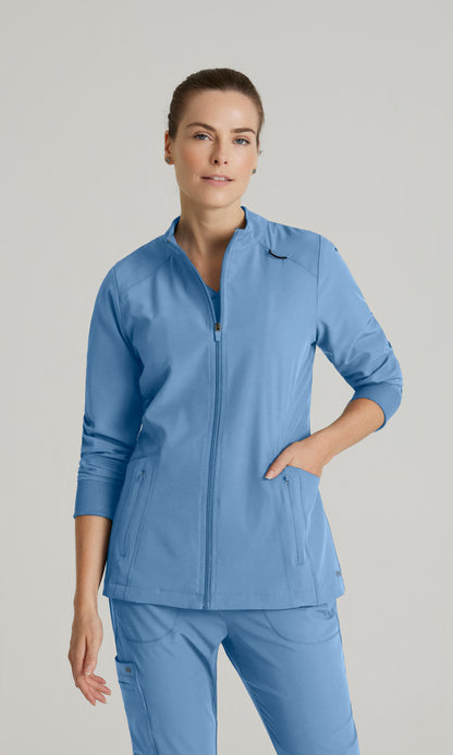 Barco One BOW894 Venture Scrub Jacket Ciel Blue