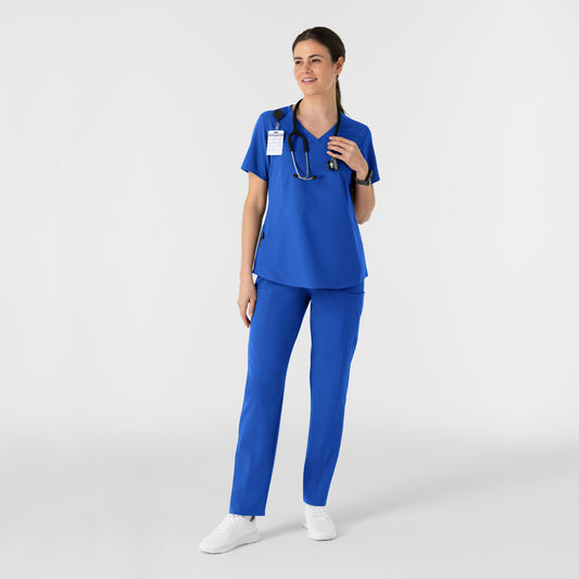 RENEW 6254 Women's V-Neck Scrub Top Royal