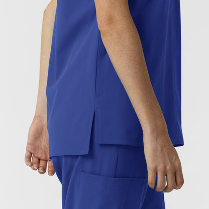 NURTUR 6280 Women's Drop Shoulder Tunic Scrub Top Galaxy Blue