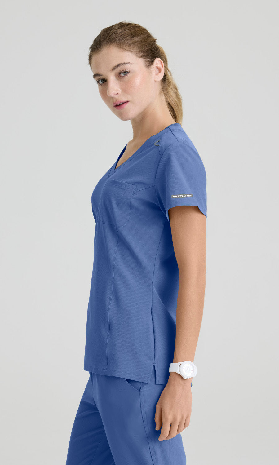 Skechers SKT147 Dignity Scrub Top Ciel Blue