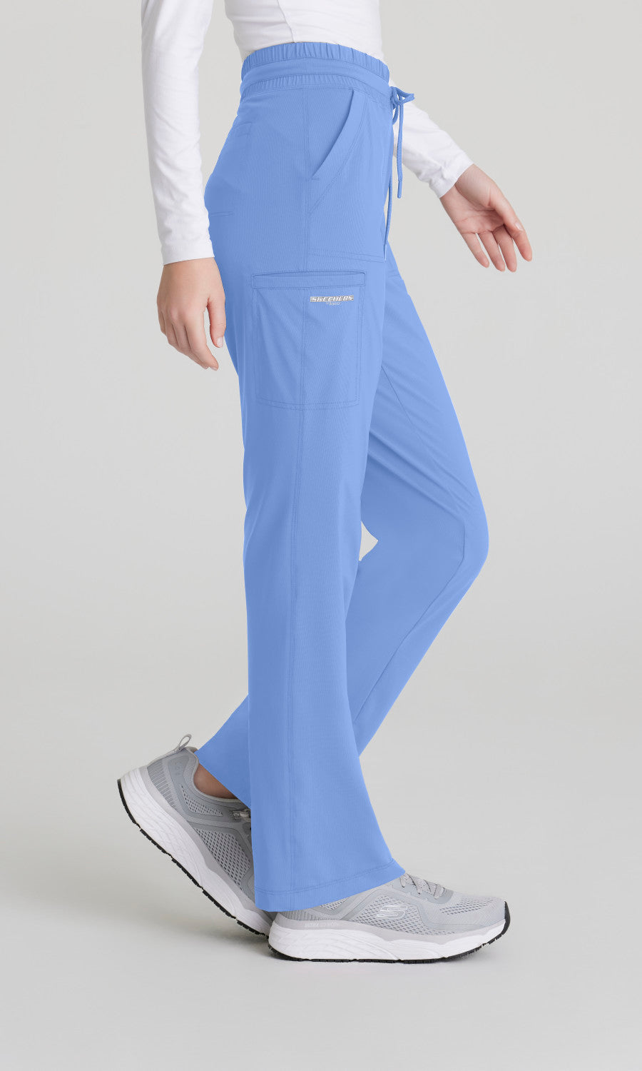 Skechers Slip-Ins Knits SKP668 Reach Knit Scrub Pants Ciel Blue