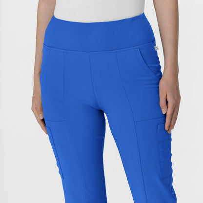 RENEW 5534 Cargo Flare Scrub Pants Royal Model Image Left Side | Wink