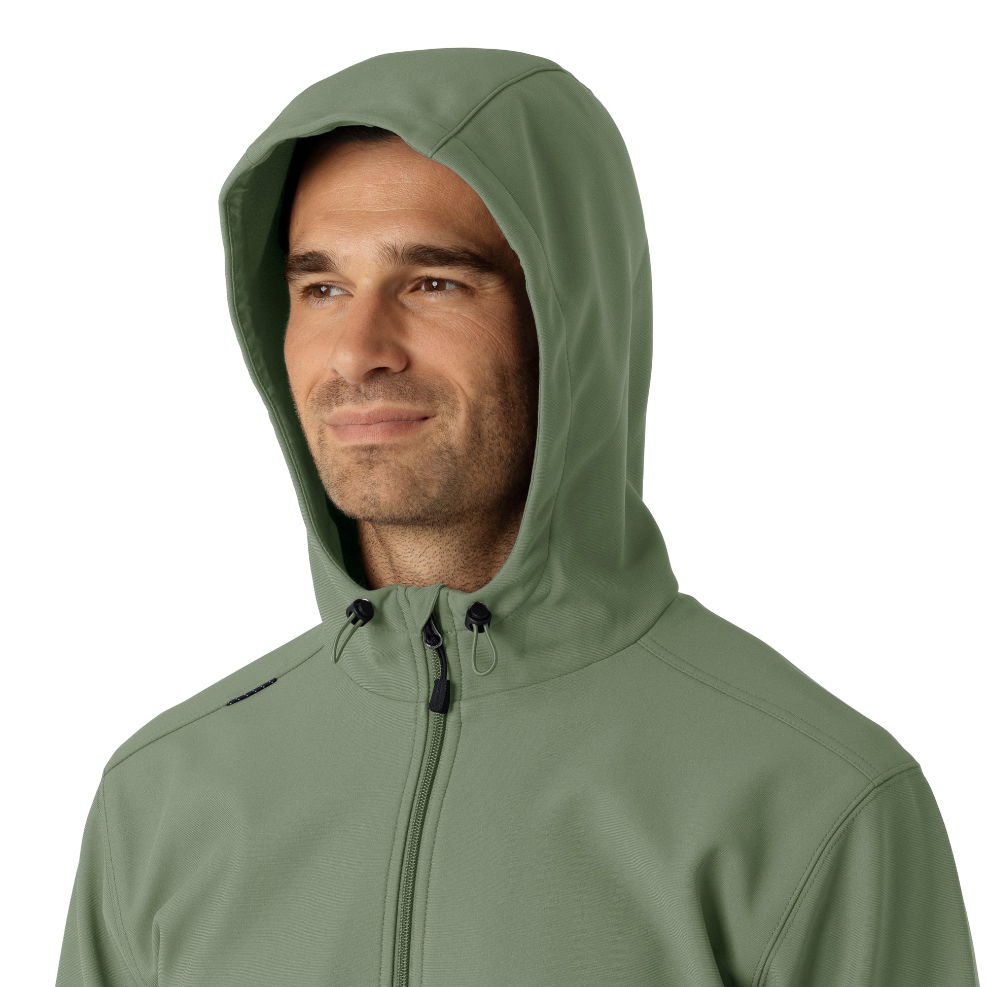 Layers C84023 Men's Bonded Fleece Hoodie Olive