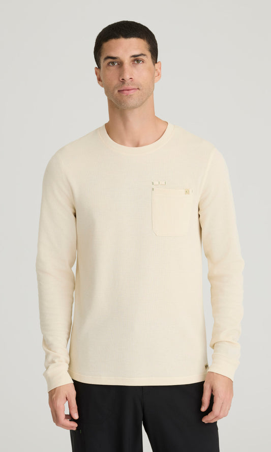 Grey's Anatomy Evolve GSST256 Nomad Long Sleeve Top Soft Dune