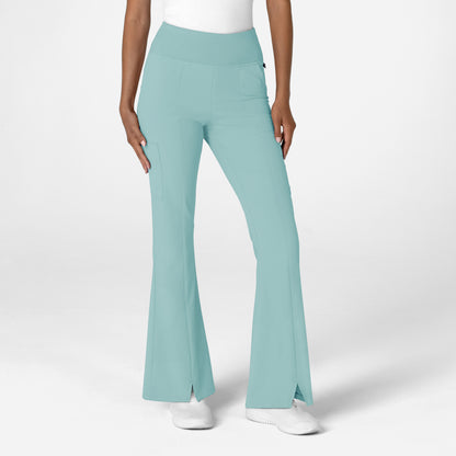 RENEW 5534 Women's Cargo Flare Scrub Pants Coastal Blue