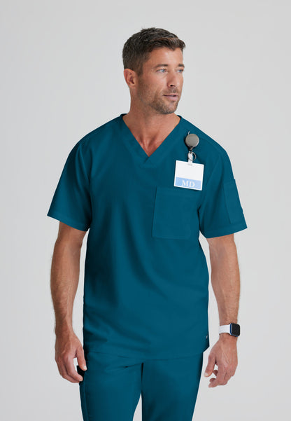 Greys Anatomy GRT091 Evan Scrub Top Bahama