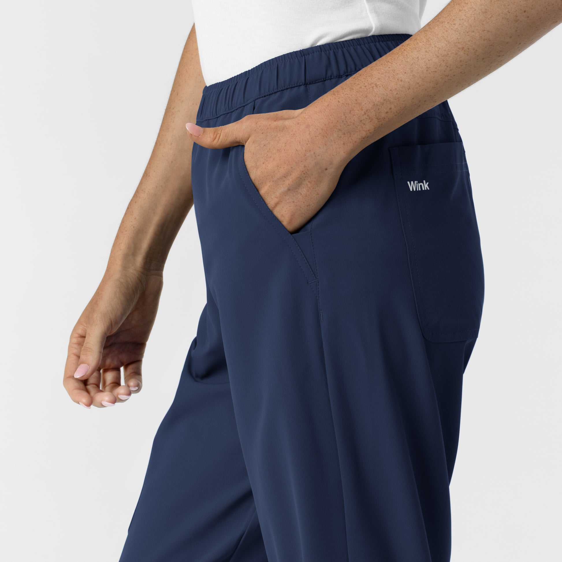 NURTUR 5280 Women's Slim Leg Scrub Pants Navy