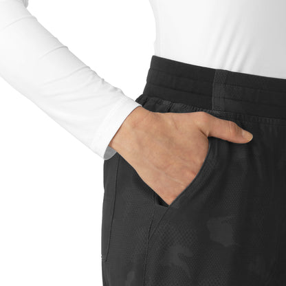 Carhartt Prints C53114 Women's Printed Cargo Jogger Scrub Pants Caring Camo Black