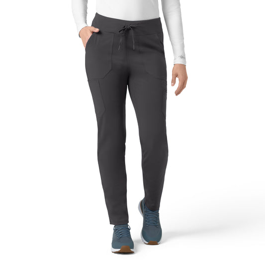 Force Cross-Flex C53390 Knit Women's Modern Scrub Pants Pewter