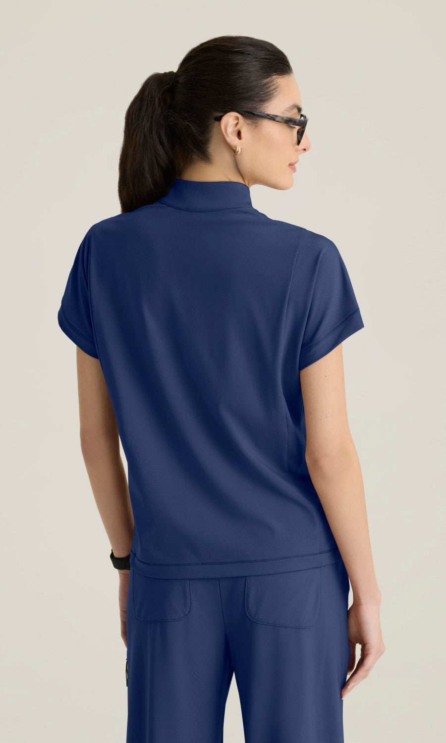 Grey's Anatomy Knits GRST319 Crystal Top Indigo - back