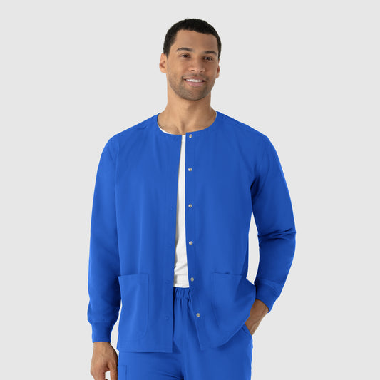 NURTUR 8680 Unisex Warm-Up Scrub Jacket Royal