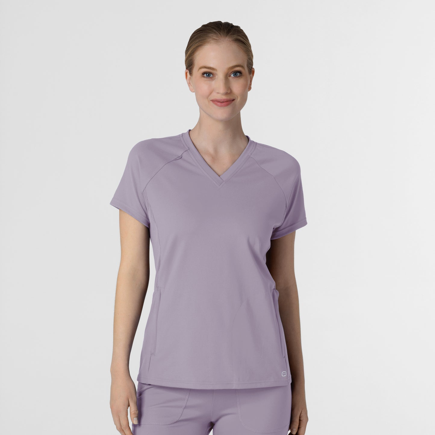 RENEW Knit 6259 Women's Flex-n-Reach V-Neck Raglan Scrub Top Wisteria