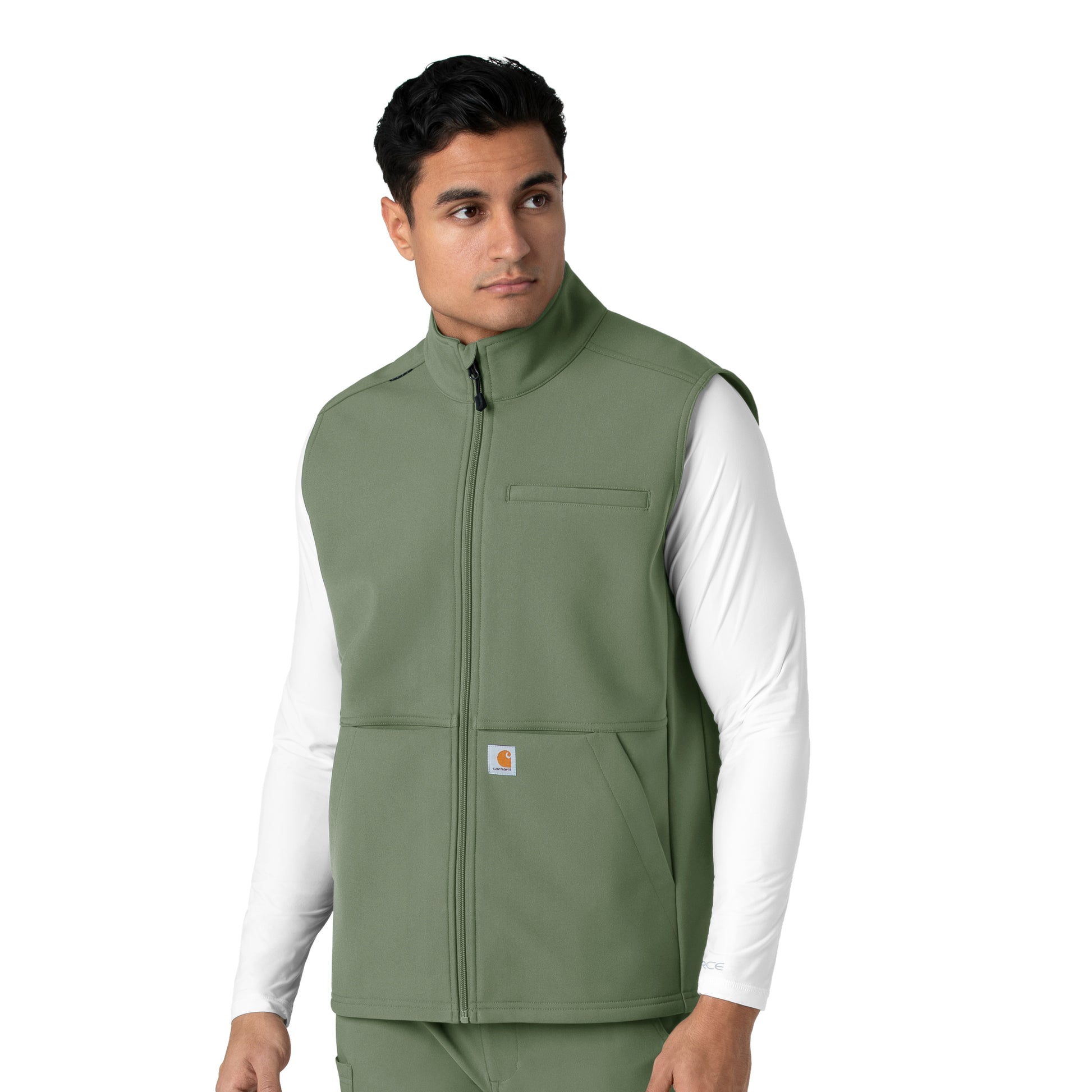 Rugged Flex C82023 Men's Bonded Fleece Vest Olive