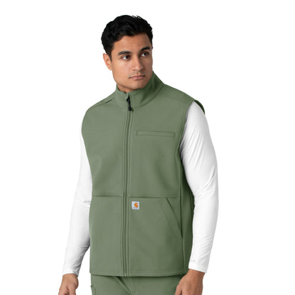 Rugged Flex C82023 Men's Bonded Fleece Vest Olive