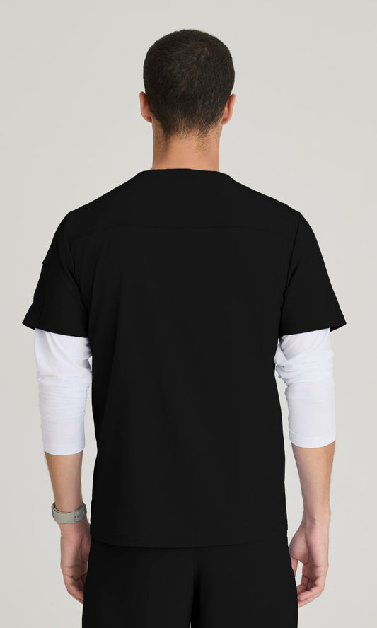 Barco One BOT195 Velocity Scrub Top Black