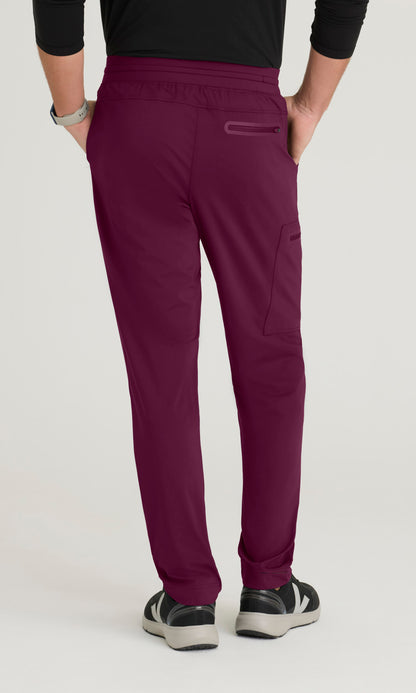 Grey's Anatomy Knits GRSP706 Focus Pant Wine - back