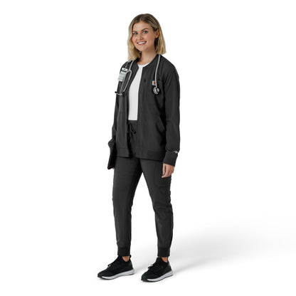 Force Cross-Flex C82410 Women's Lightweight Scrub Jacket Black