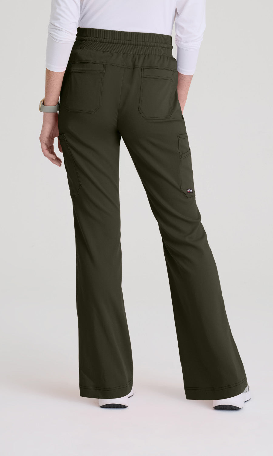 Grey's Anatomy Stretch GRSP722 Kristi Pant Olive - back