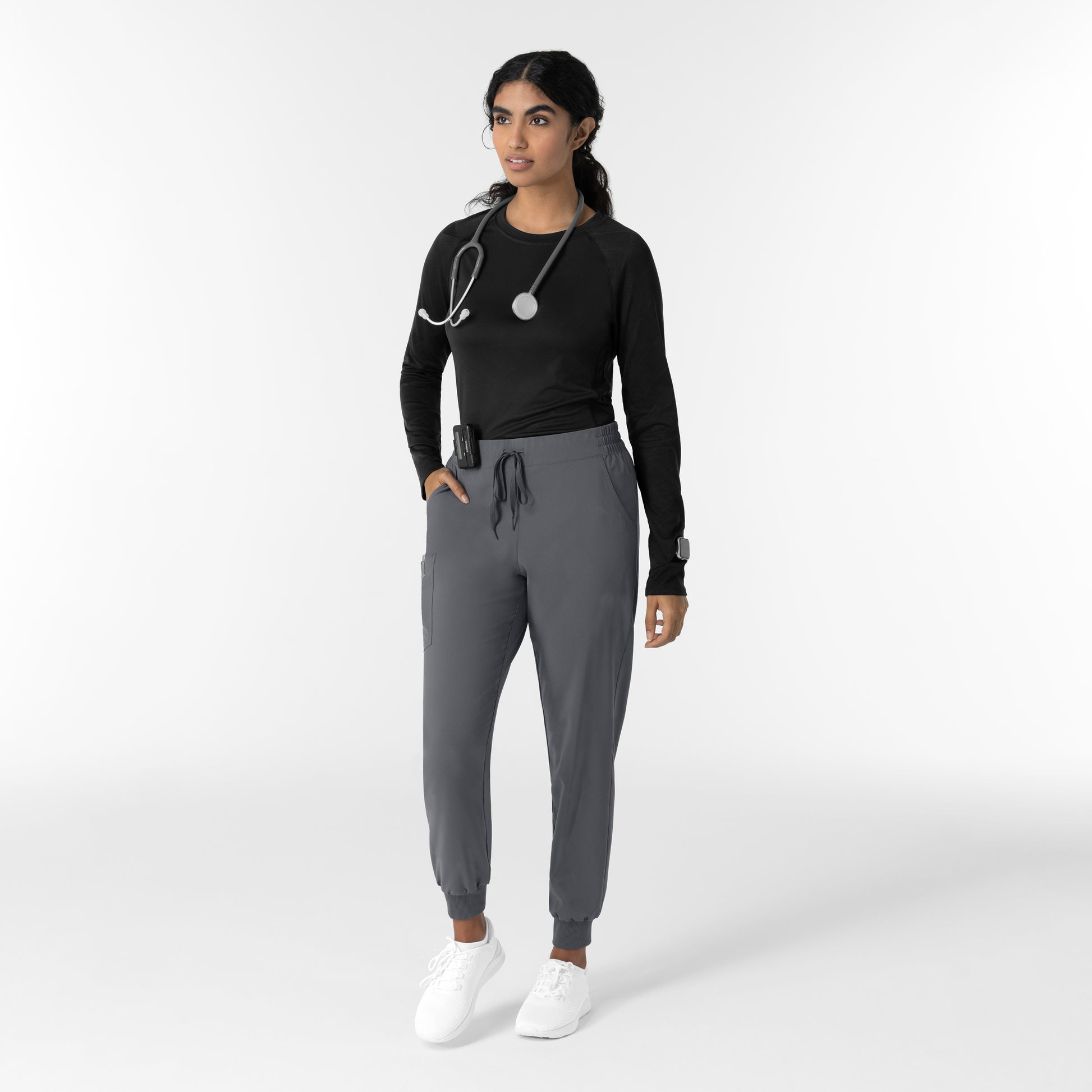 Layers 2149 Women's Engineered Underscrub Tee Black