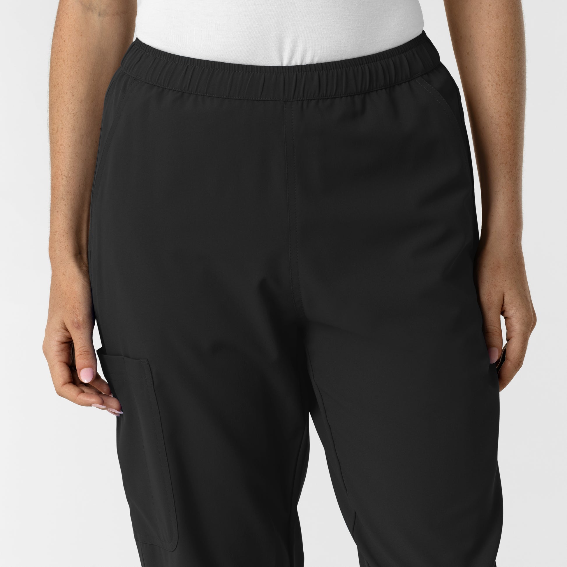 NURTUR 5280 Women's Slim Leg Scrub Pants Black