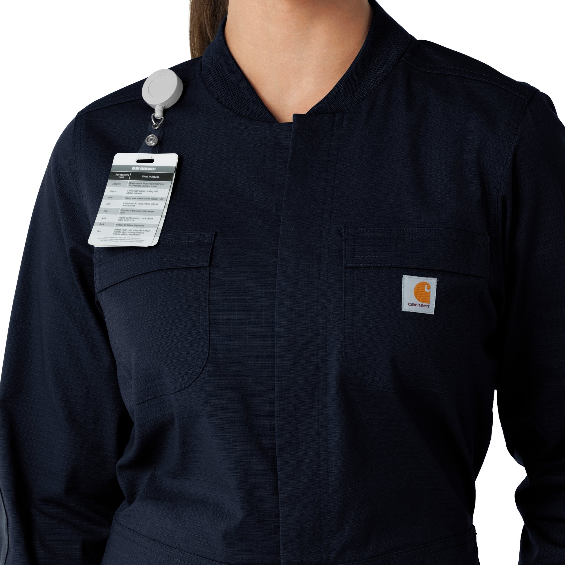 Rugged Flex C21418 Women's Ripstop Coverall Dark Navy