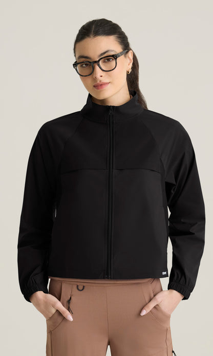 Grey's Anatomy Knits GRSJ940 Crystal Jacket Black - front