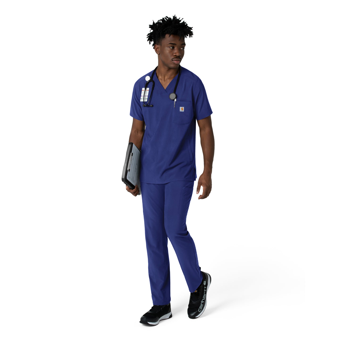Force Cross-Flex C56410 Men's Straight Leg Scrub Pants Galaxy Blue
