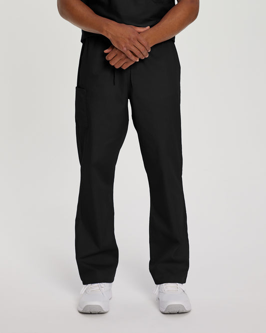 Scrub Zone 85221 Unisex Cargo Scrub Pants Black Image